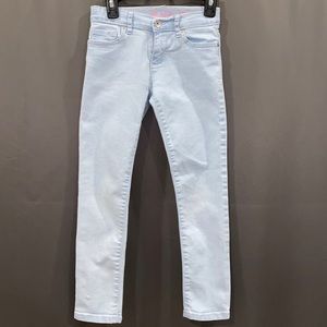 Girls light blue super skinny jeans Size 6x/7